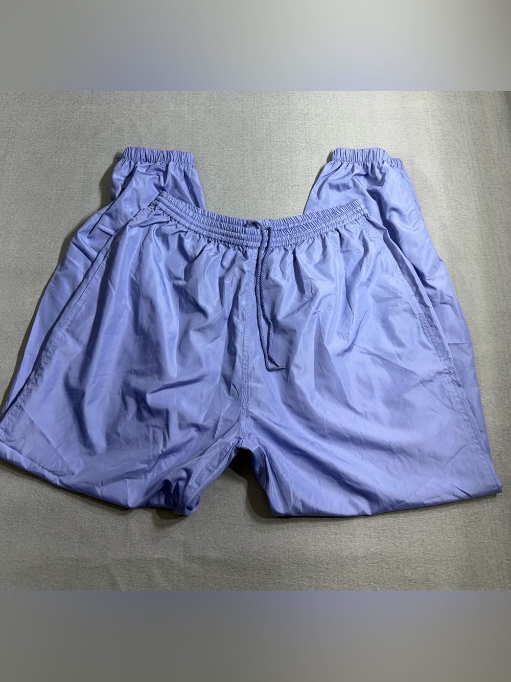 Active Club Vintage 90s Nylon Track Pants Purple Periwinkle X-Large